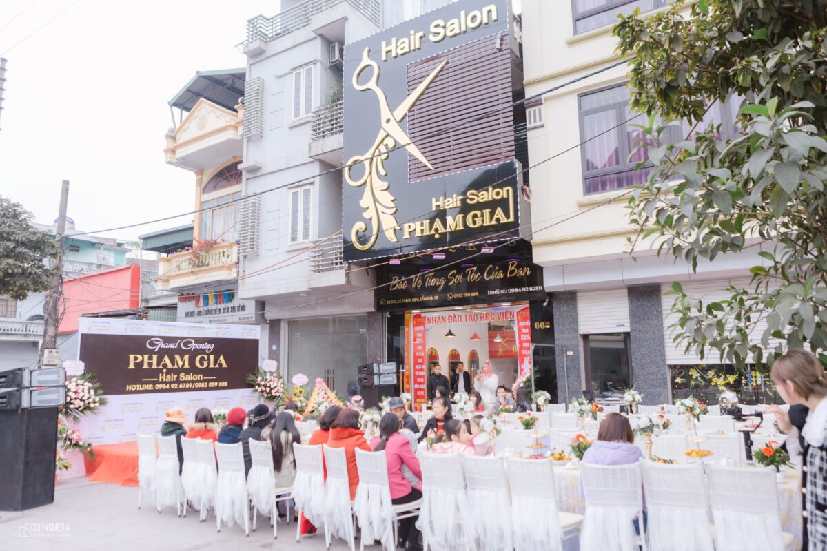 Khai Trương Salon Tóc Phạm Gia tại Thành phố Cẩm Phả (18)