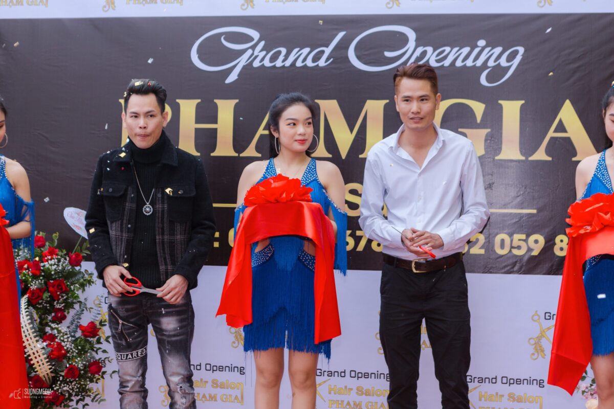 Khai Trương Salon Tóc Phạm Gia tại Thành phố Cẩm Phả (12)