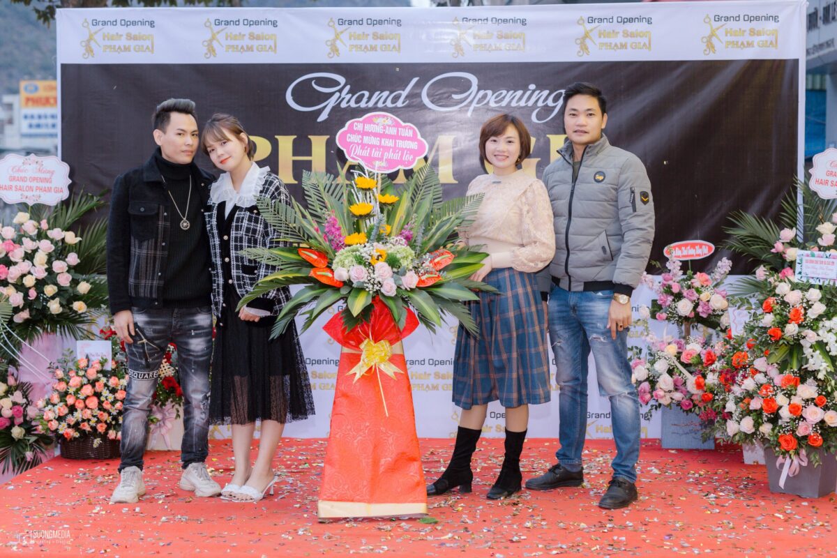 Khai Trương Salon Tóc Phạm Gia tại Thành phố Cẩm Phả (15)