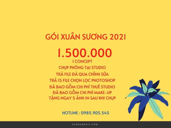 Cực khủng " Báo giá chụp tại Sương Studio 2021 " tại sao lại HOT? (2)