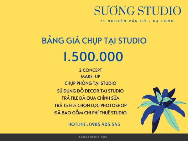 Cực khủng " Báo giá chụp tại Sương Studio 2021 " tại sao lại HOT? (3)
