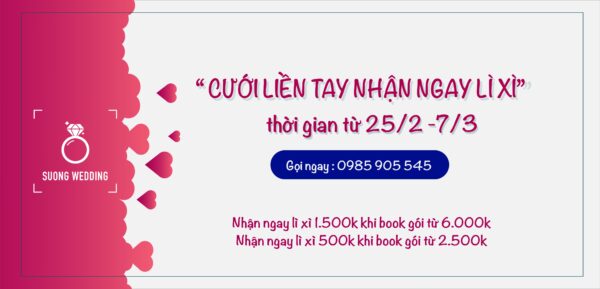 Sương Wedding: CƯỚI NGAY LÌ XÌ LIỀN TAY