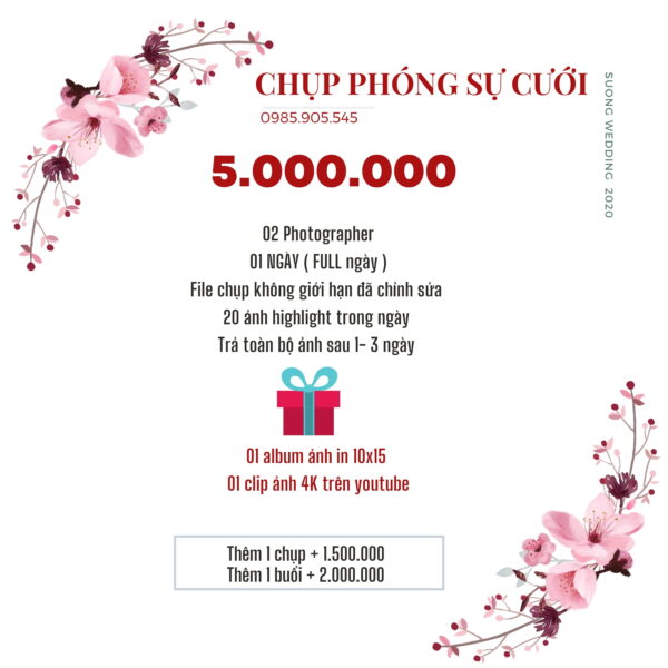 Báo giá chụp ảnh - quay phim phóng sự cưới tại Hạ Long (2)
