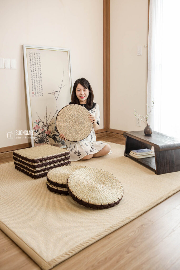 Chụp ảnh sản phẩm Đệm Ngồi - Bàn Trà - Thảm Cói TOTORO SHOP Quảng Ninh (15)