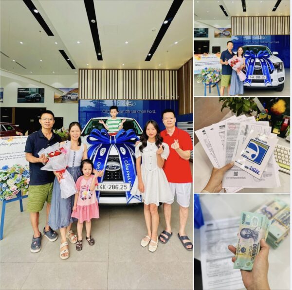 Hải Yến Ford Cẩm Phả bàn giao xe cho khách hàng 2